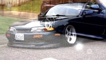 Stanced Slammed IS300 and 240sx S14
