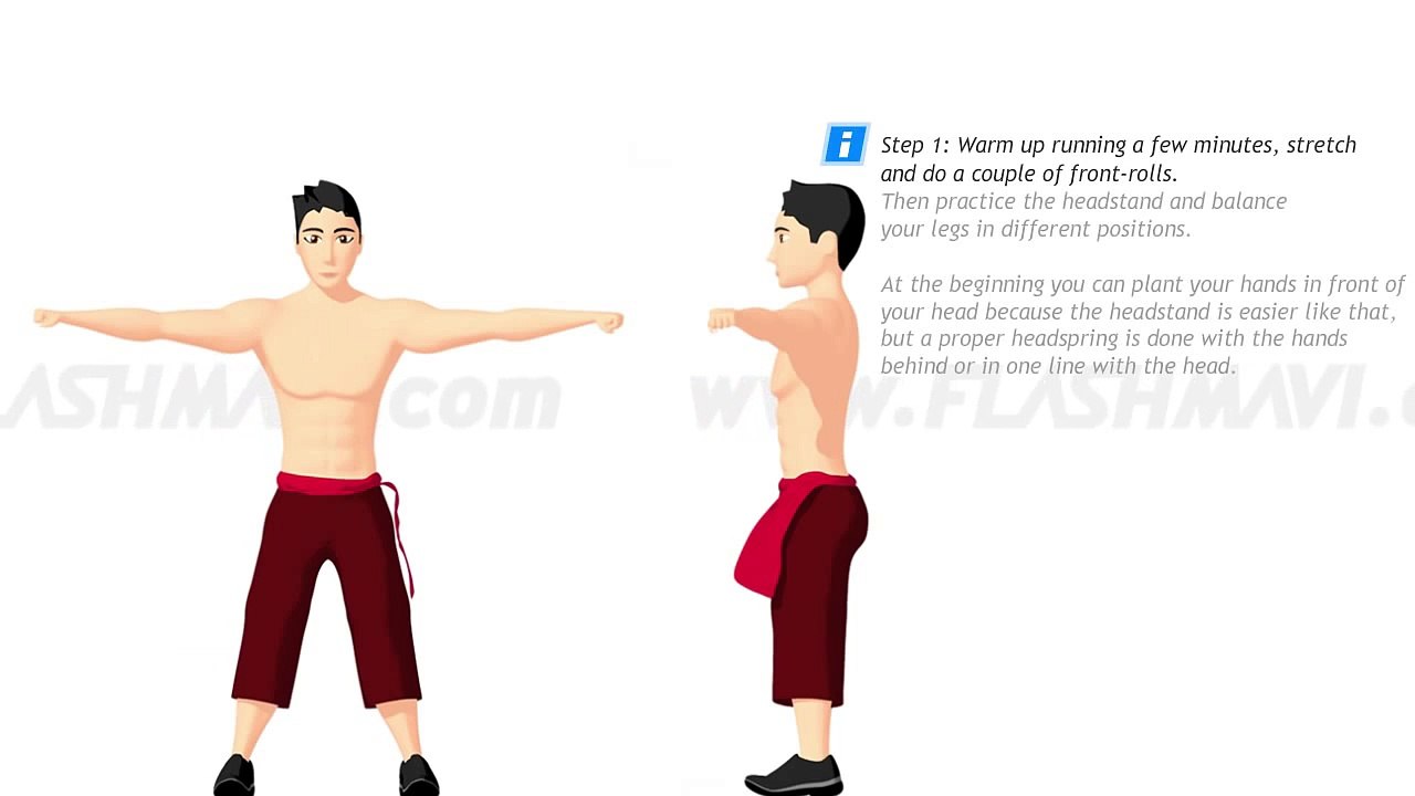 Headspring Tutorial - Wushu & Parkour + Headspring without Hands