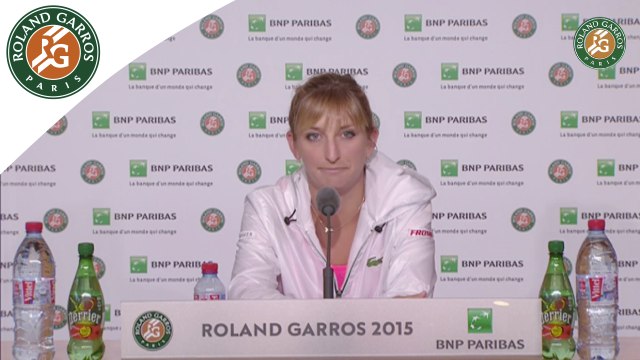 Conférence de presse Timea Bacsinszky Roland-Garros 2015 / Demi-finales