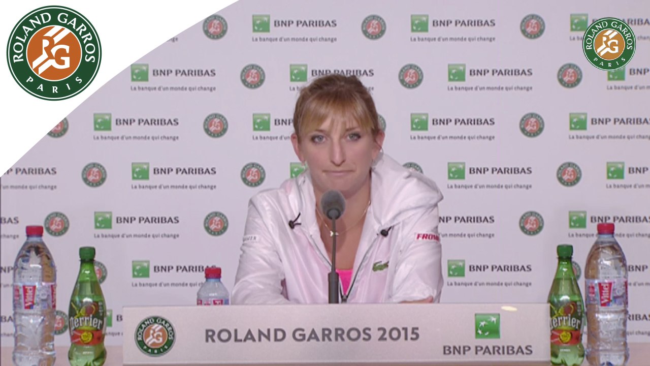 Conférence de presse Timea Bacsinszky Roland-Garros 2015 / Demi-finales