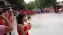 Wow !!! Liquid Nitrogen Pool Party