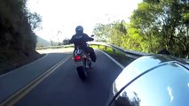 Harley Davidson Subindo a Serra do Rio do Rastro