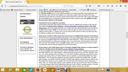 how to choose the proper water softener