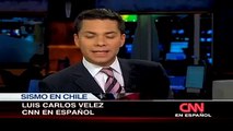 Imagenes del  Terremoto en chile 8,8 CNN en Español