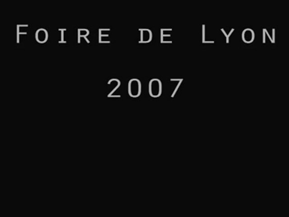 Inauguration de la Foire internationale de Lyon 2007