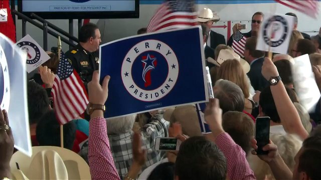 Perry announces US presidential run at campaign event