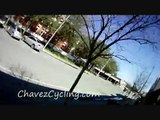 Cycling Crash 2010 Dade City Crit and Cyclist Escapes Through Sidewalk