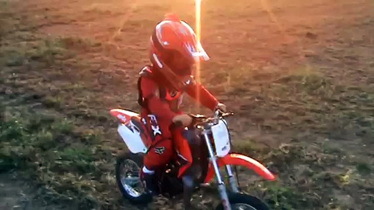 Cross Kid on Aprilia RX 50cc