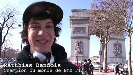 Golden Challenges Matthias Dandois Défi Pro Bmx Champs-Elysées