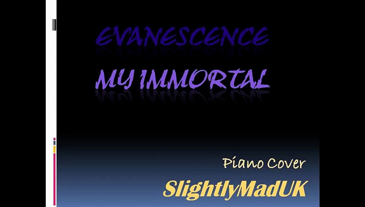 Evanescence - My Immortal (Piano Cover - Rob Hughes)