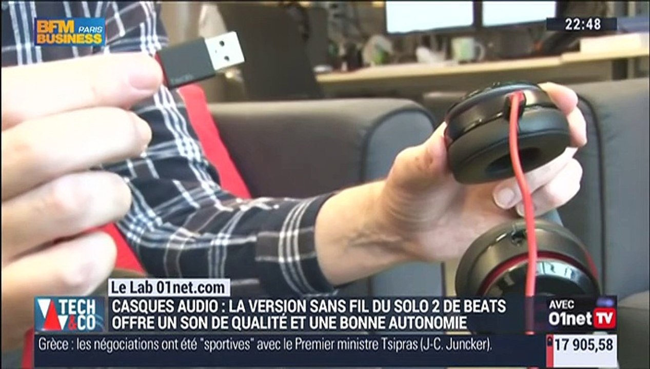 Le test du casque Solo 2 Wireless de Beats par le Lab 01net.com - 04/06