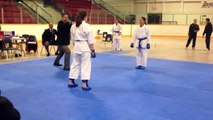 Karate Ontario Grand Prix 2013#1 Intermediate Women's Kumite Final
