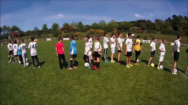 Jeunes du Groupement mis à l'honneur lors du match Seniors contre Séné : Animation à la Mi-Temps Vidéo-2