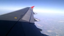 Austrian Airlines A320-200. Leaving Palestine behind on the way to VIE  HD