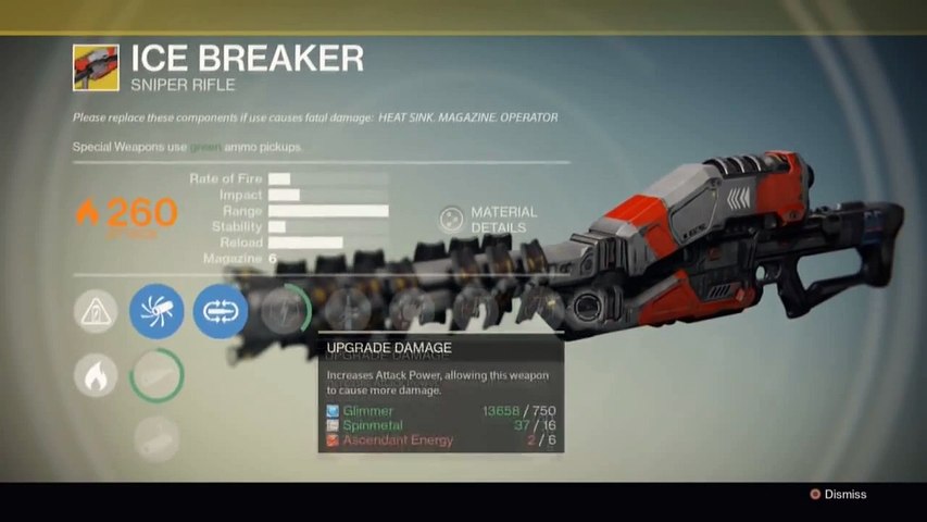 Destiny Exotic Gun Ice Breaker Sniper Rifle Best Sniper In The Game Video Dailymotion