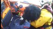 Swanage lifeboat volunteers rescue Bobby the dog after 100ft cliff plunge
