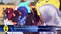 Afghan Women Demand Rights - 16yo Girl Lashed by Muslim Clerics: Womens Rights Protest in Kabul