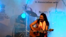 Rocking performance by Guru Rewben Masangva: North East Fest