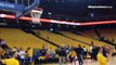 VIDEO: @Warriors warmup before Game 1 #nbafinals vs. @cavaliers in #Oakland @bang_sports  #strengthi