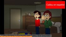 Caillou English/ Cave Spider gets Caillou Sick Grounded | CAILLOU en Français