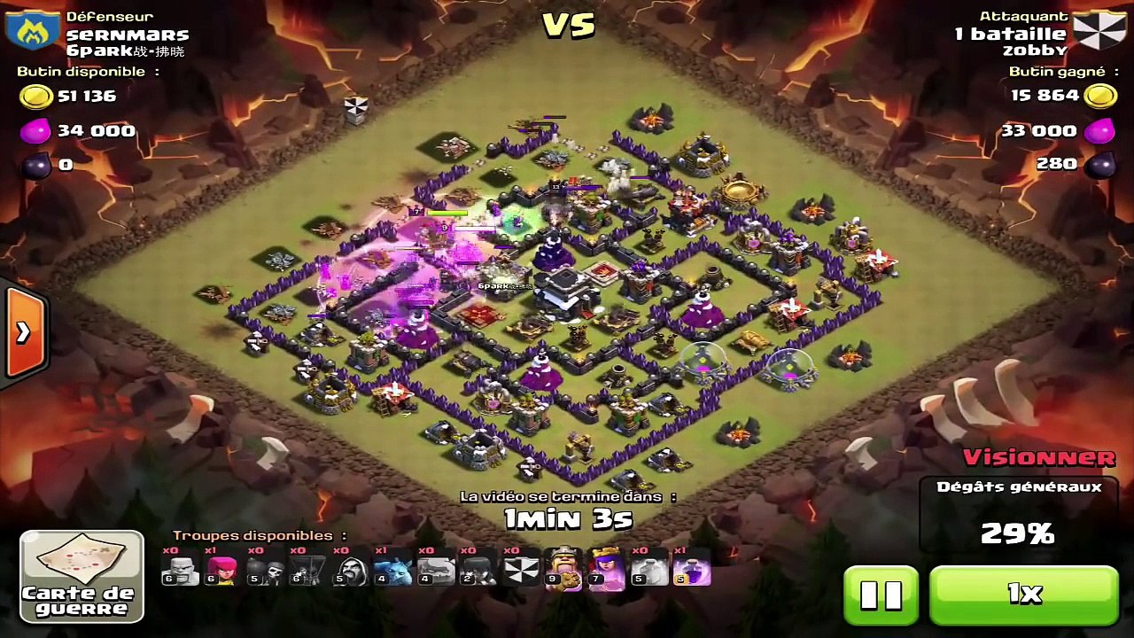 Les Compos 3 Etoiles pour HDV 9   Clash Of Clans Français