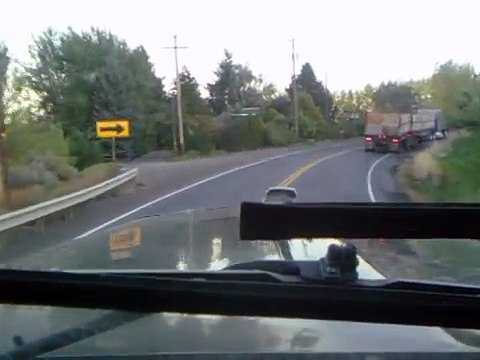 traileros viaje de manzana,subiendo tieton hill traileros