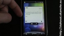 Google Android 2.1 with HTC Sense on the HTC Touch HD