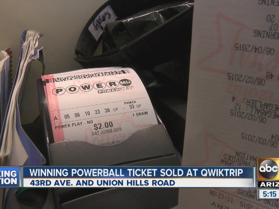Winning Powerball ticket sold in Glendale