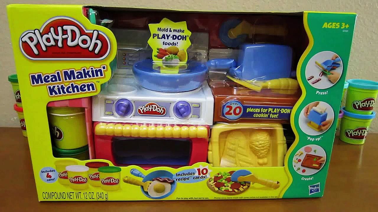 Play Doh Meal Makin Kitchen Playset Play Dough Mini Kitchen Chef Cocinita de Juguete Toy V