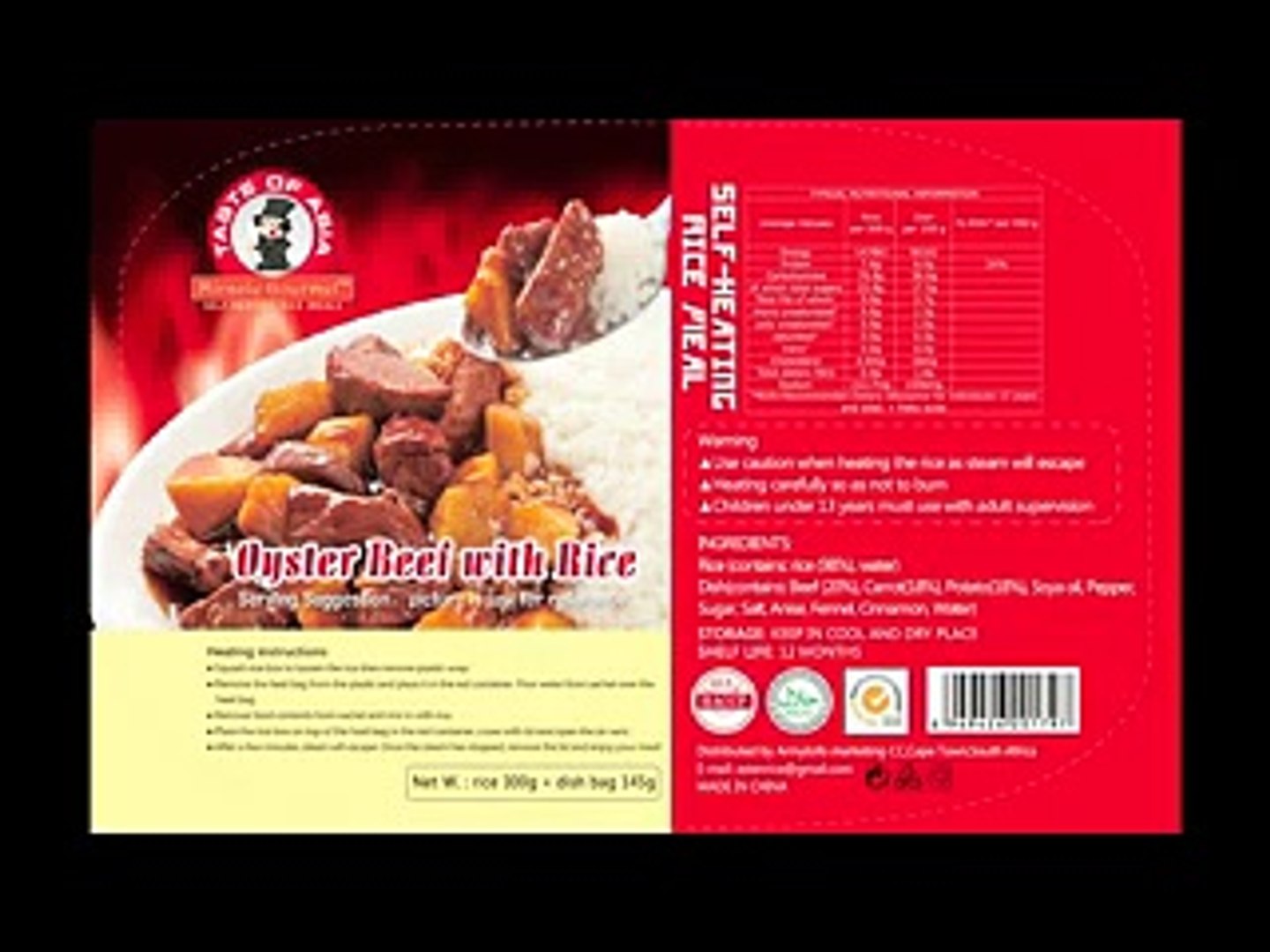 Steamed Rice Meals| Camping Meals|Fast Food Rice meals