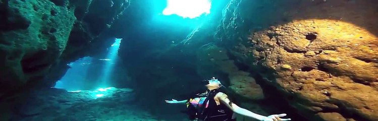 水中攝影Underwater Modelling水中モデル【青の洞窟/Bluehole】PixPro SP360 Kodak