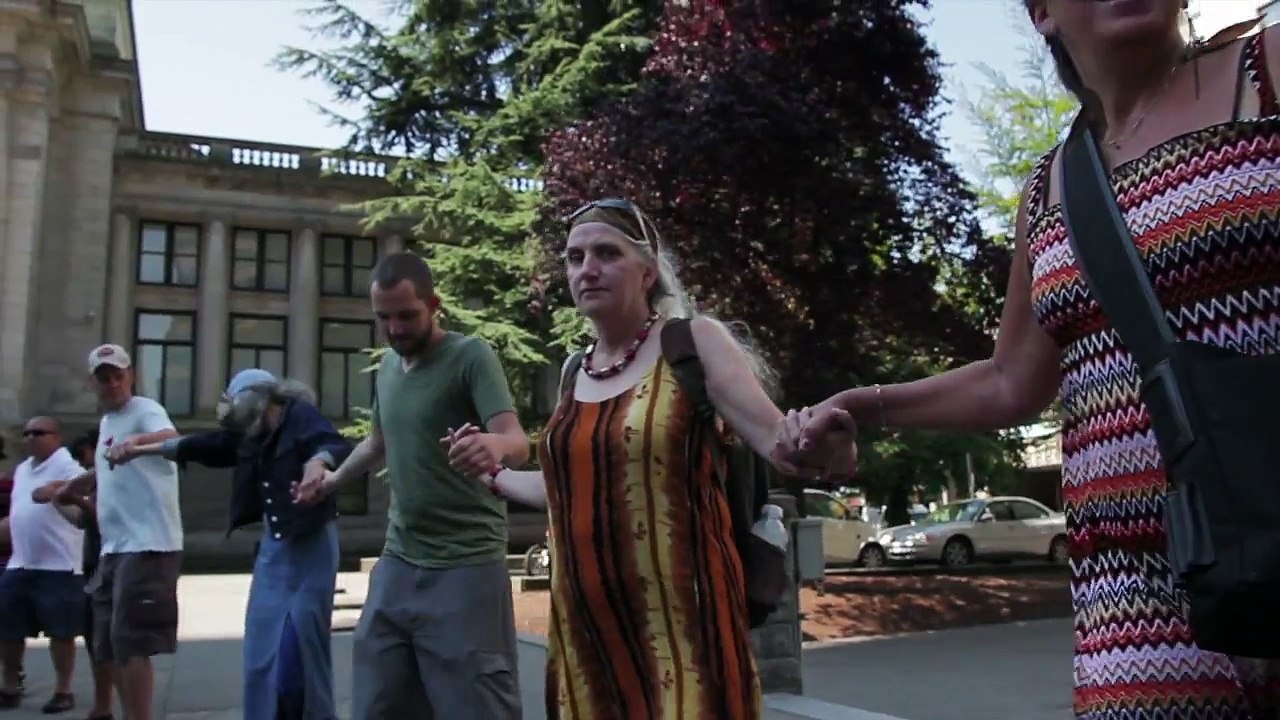 Rounddance Flash Mob 2012 - Vancouver Art Gallery