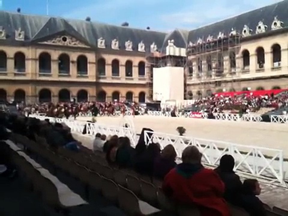 Cadre Noir de Saumur avec la Légion Etrangère aux Invalides 06/05/2010