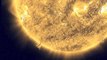 UN GIGANTESCO MONDO ARTIFICIALE FILMATO SUL SOLE