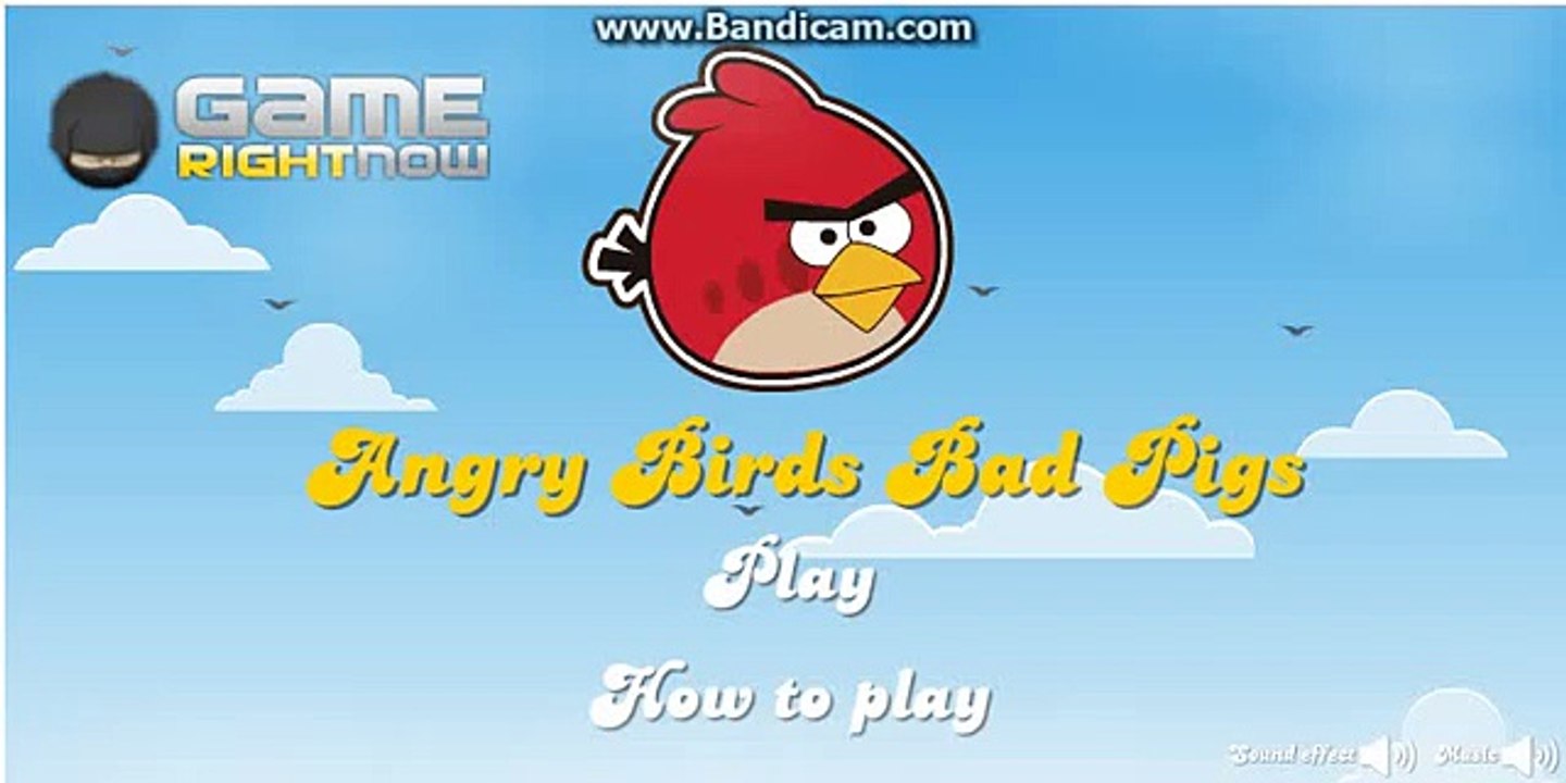 Angry Birds VS Bad Piggies.