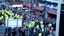 Aston Villa fans - after losing carling cup final 2010 - Not happy V United