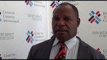 Richard Maru, Papua New Guinea's Minister for Trade, Commerce and Industry -- ITC