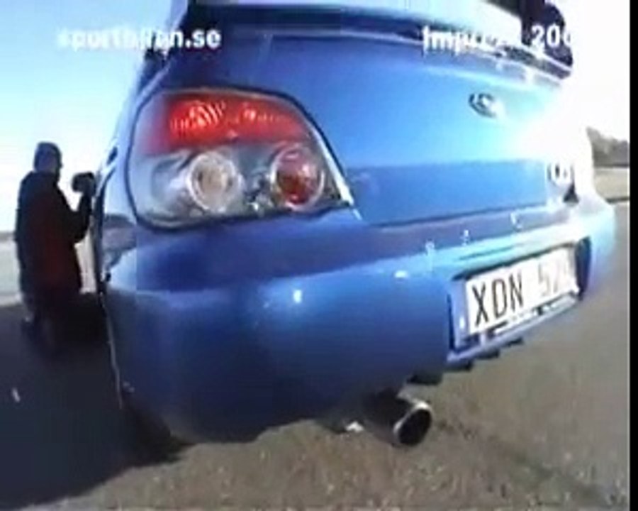Subaru impreza WRX sti prodrive style (2007) powersliding