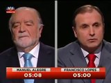 Francisco Lopes no debate com Manuel Alegre