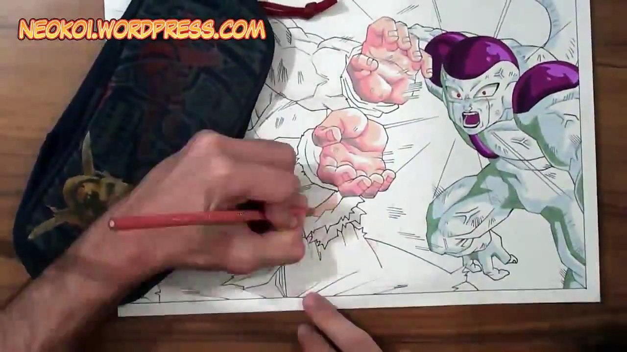 Drawing Dragon Ball Z: Goku vs. Frieza (Frieza Saga) by Neokoi