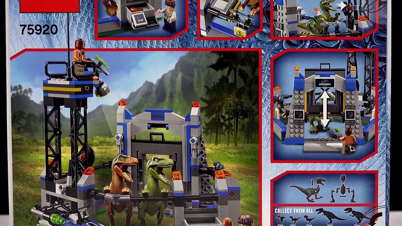 L'Evasion du Velociraptor - LEGO Jurassic World - 75920 - Unboxing & Review