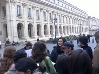 Karina Lombard tournage à Bordeaux