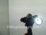 1-4x20 Tri-Rail Red Illuminated Scope flashlight laser sight
