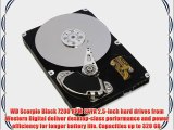 Western Digital 250 GB Scorpio Black SATA 7200 RPM 16 MB Cache Bulk/OEM Notebook Hard Drive