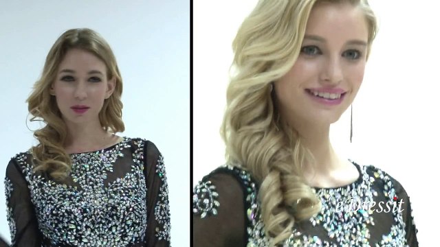 Beaded Bodice Long Sleeves Prom Dress Graduation Dress eDressit