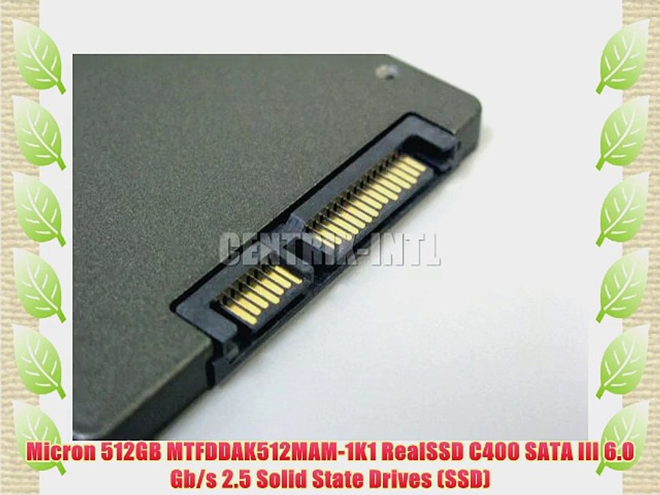 Micron 512GB MTFDDAK512MAM-1K1 RealSSD C400 SATA III 6.0 Gb/s 2.5 Solid State Drives (SSD)