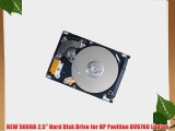 NEW 500GB 2.5 Hard Disk Drive for HP Pavilion DV6700 Laptop