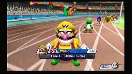 Mario and Sonic at the Olympic Games Athletics: 400 meter Hurdles