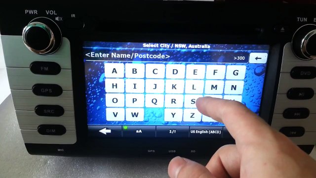 Suzuki swift aftermarket head unit navigation DVD player