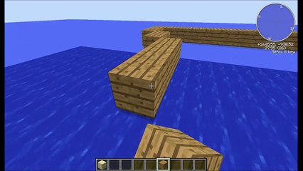 Minecraft hajó építés